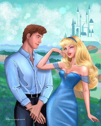Princess Aurora and Philip